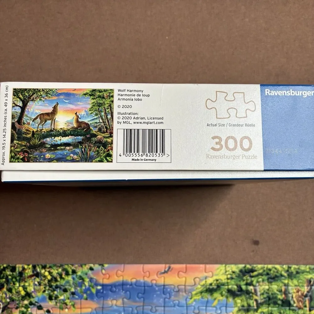 Ravensburger Great Outdoors Puzzle Series Wolf Harmony 300 Piece Jigsaw Puzzle